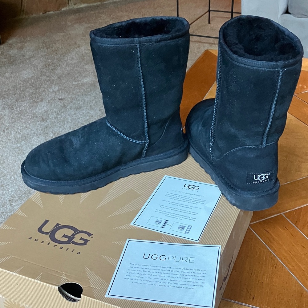UGG Black Suede Boots